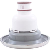 Jet Intl, WW Whirlpool, 5"fd, Dir, Smth, SS/Gry, Non-Adjustable