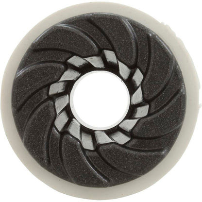 Bulkhead Fitting, Waterway, 3/4"b, Swirl, Dark Gray