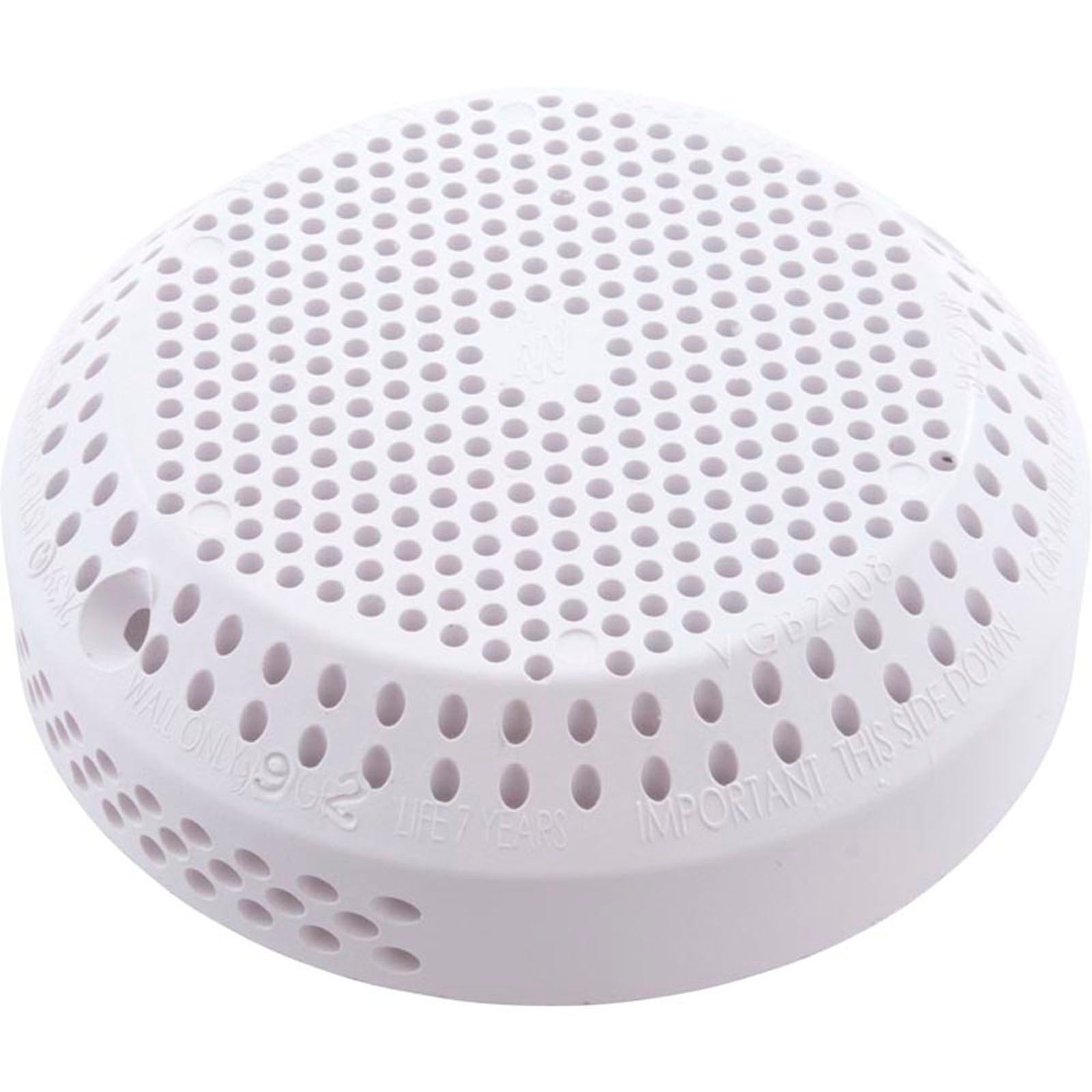 Suction Cover, Waterway 3-1/2" Hi-Flow, White