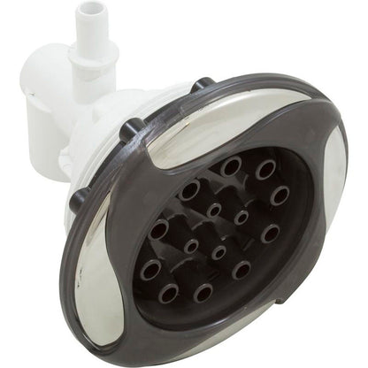 Jet Cmplt, WW Master Mass, Swirl, 1-1/2"sx 1-1/2", SS/Dk Gry