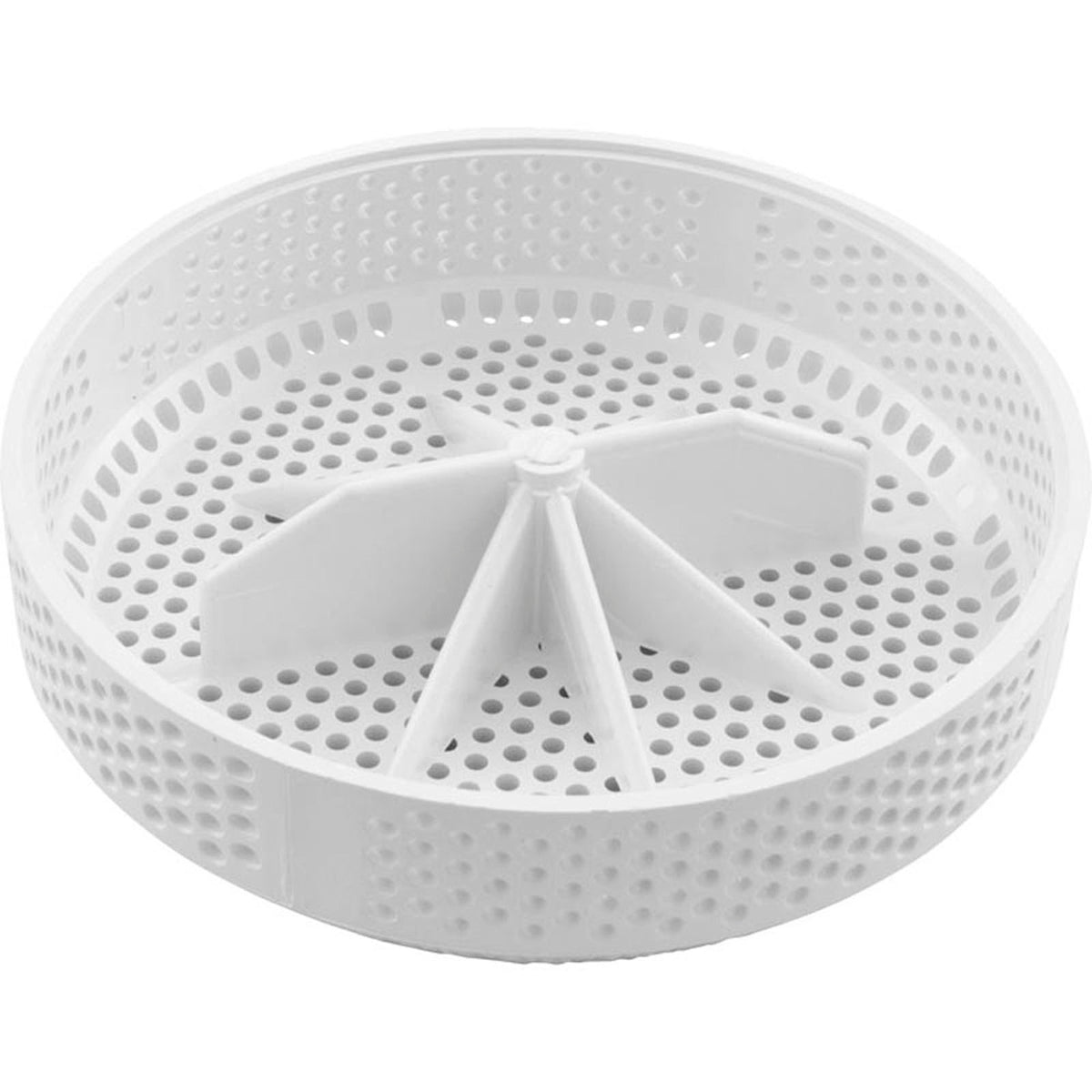 Suction Cover, Waterway 5" Super Hi-Flow, White, W/O Screws
