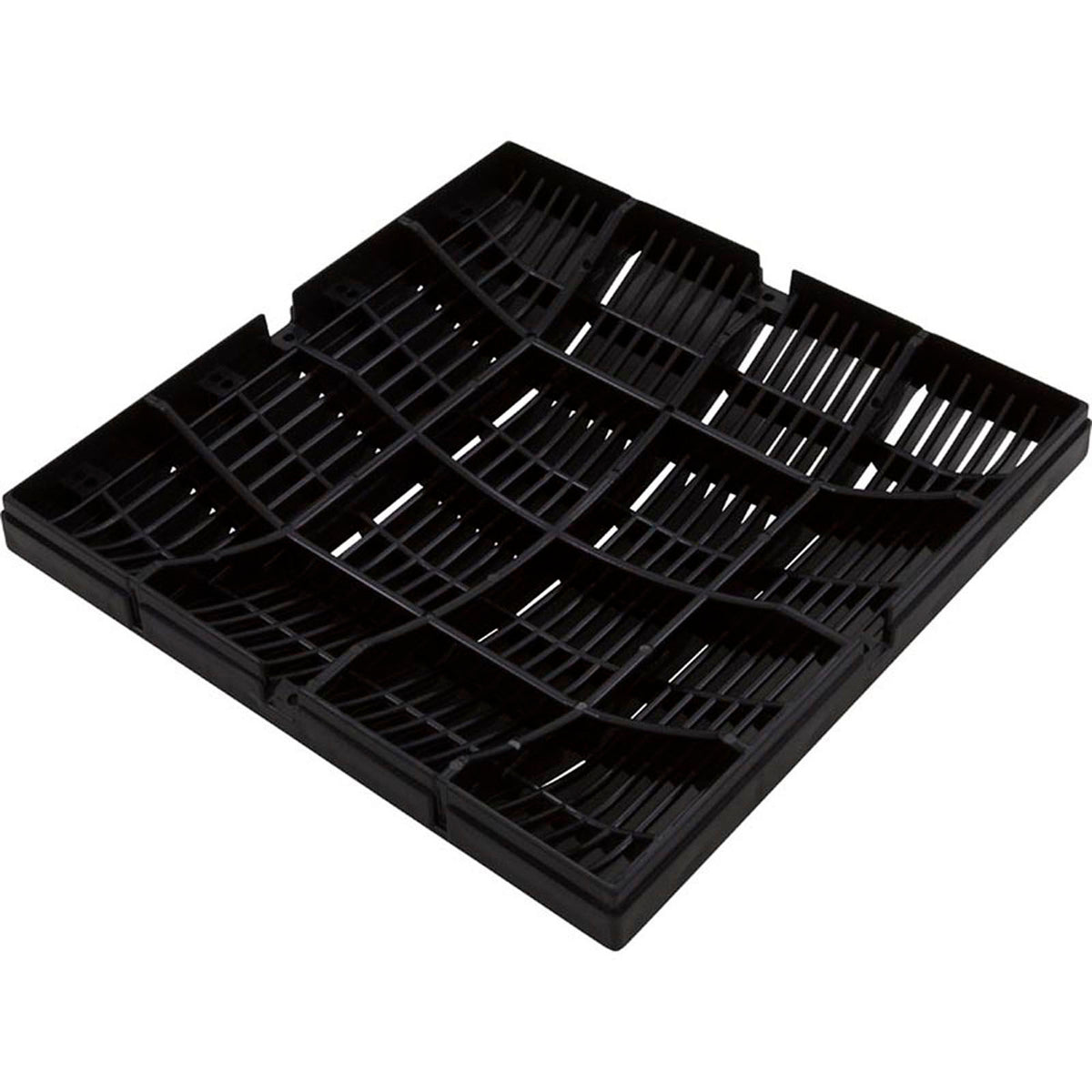 Main Drain Grate, Waterway 12" x 12" Square, VGB, Black