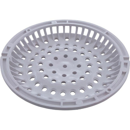Main Drain Grate, Waterway Anti Vortex, 8" Round, White