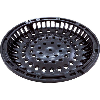 Main Drain Grate, Waterway Anti Vortex, 8" Round, Black