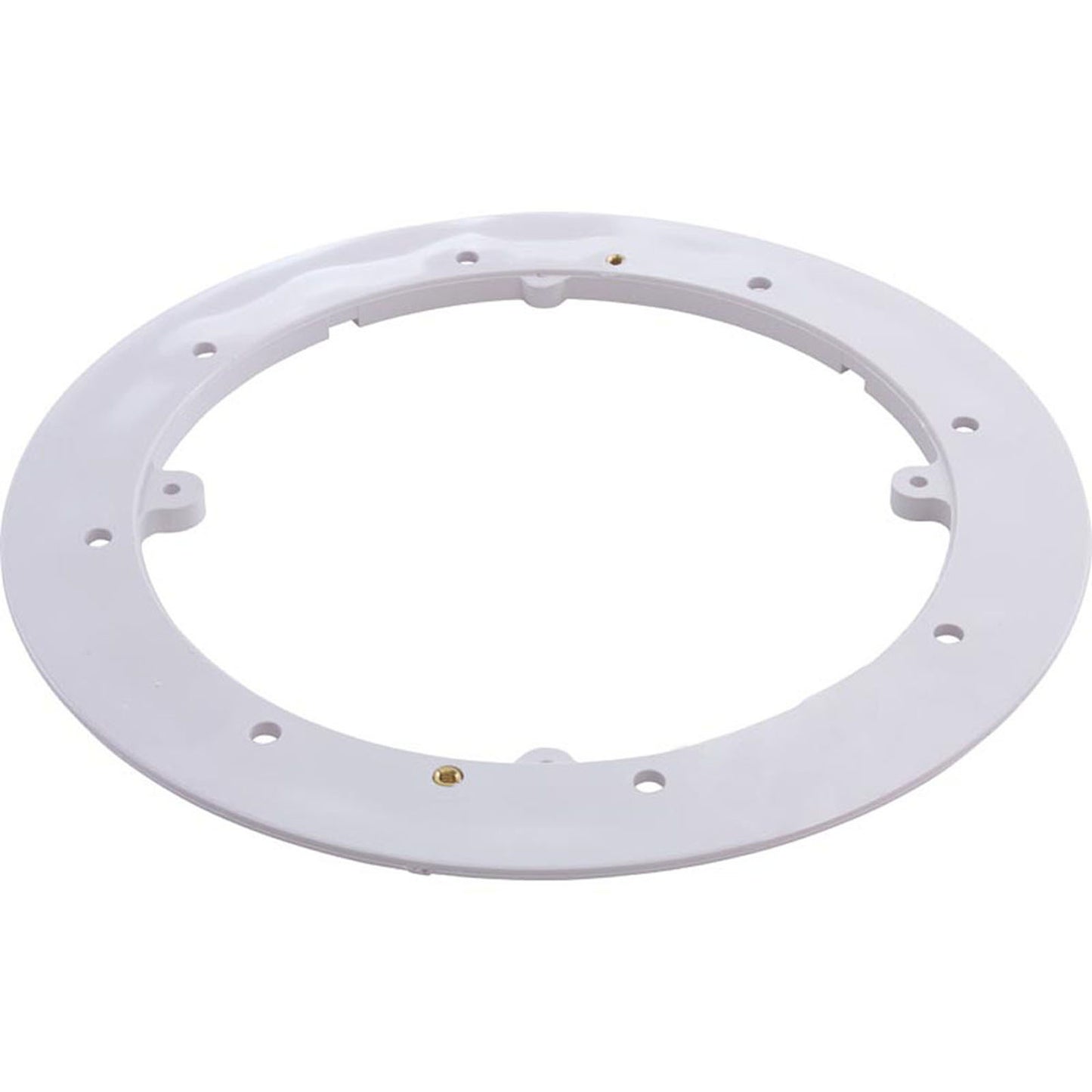 Mounting Plate, Waterway Main Drain Vinyl, 8" Round, White