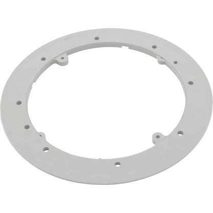 Mounting Plate, Waterway Main Drain Vinyl, 8" Round, White