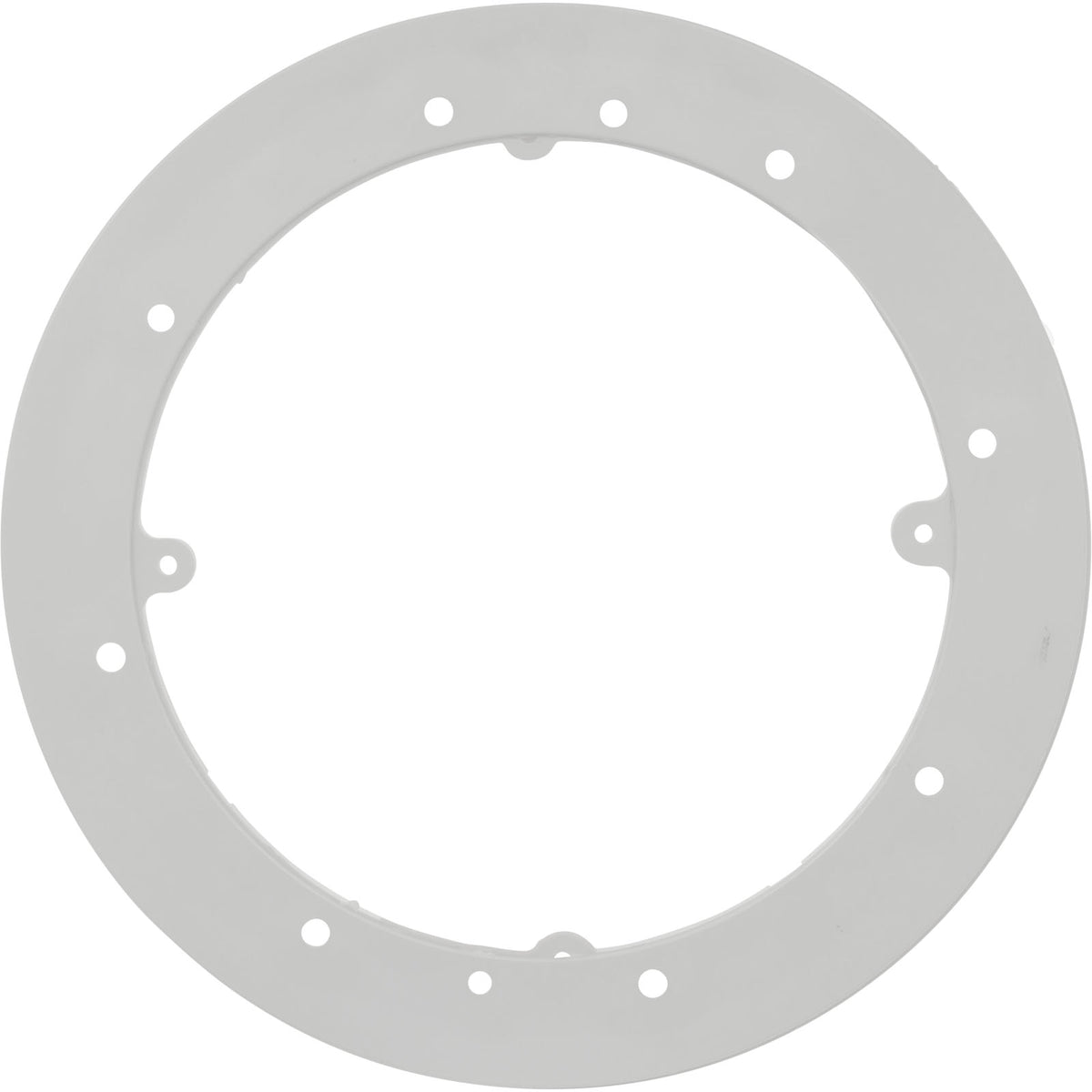 Mounting Plate, Waterway Main Drain Vinyl, 8" Round, White