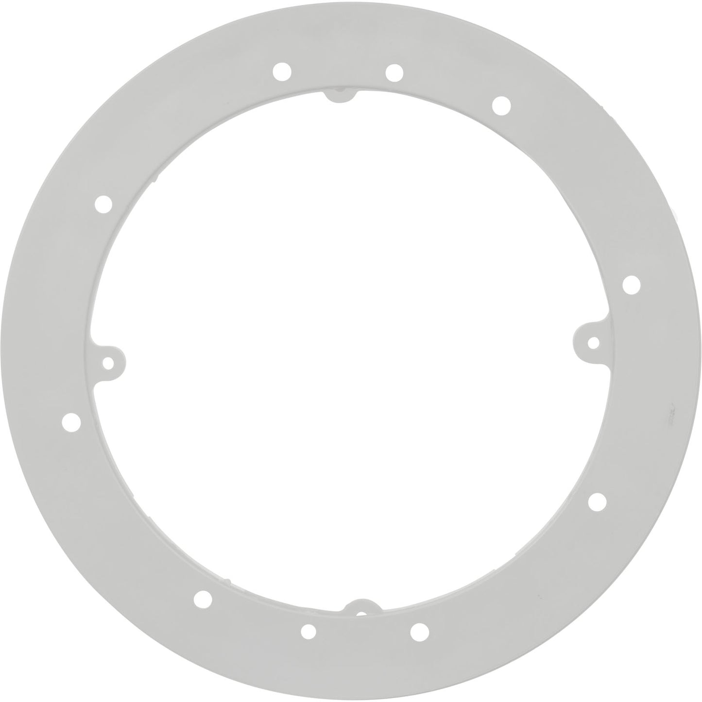 Mounting Plate, Waterway Main Drain Vinyl, 8" Round, White