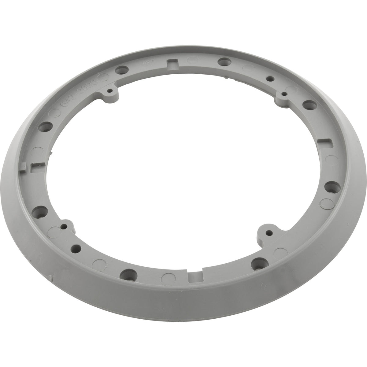 Mounting Plate, Waterway Main Drain Vinyl, 8" Round, Gray