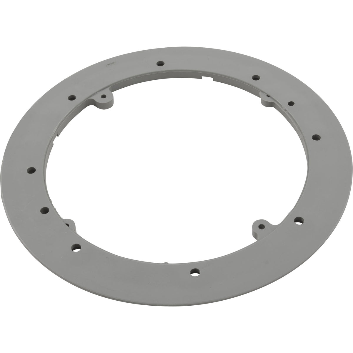 Mounting Plate, Waterway Main Drain Vinyl, 8" Round, Gray
