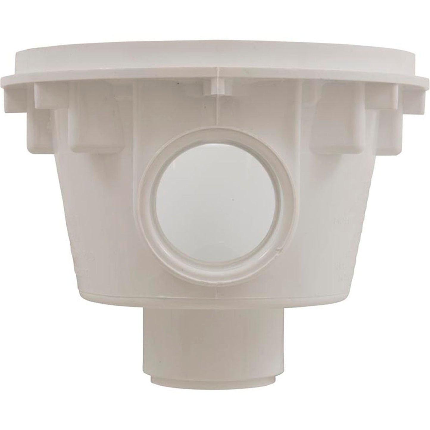 Cuerpo de sumidero, drenaje principal de vía fluvial Gunite, 8" redondo, 2" deslizante