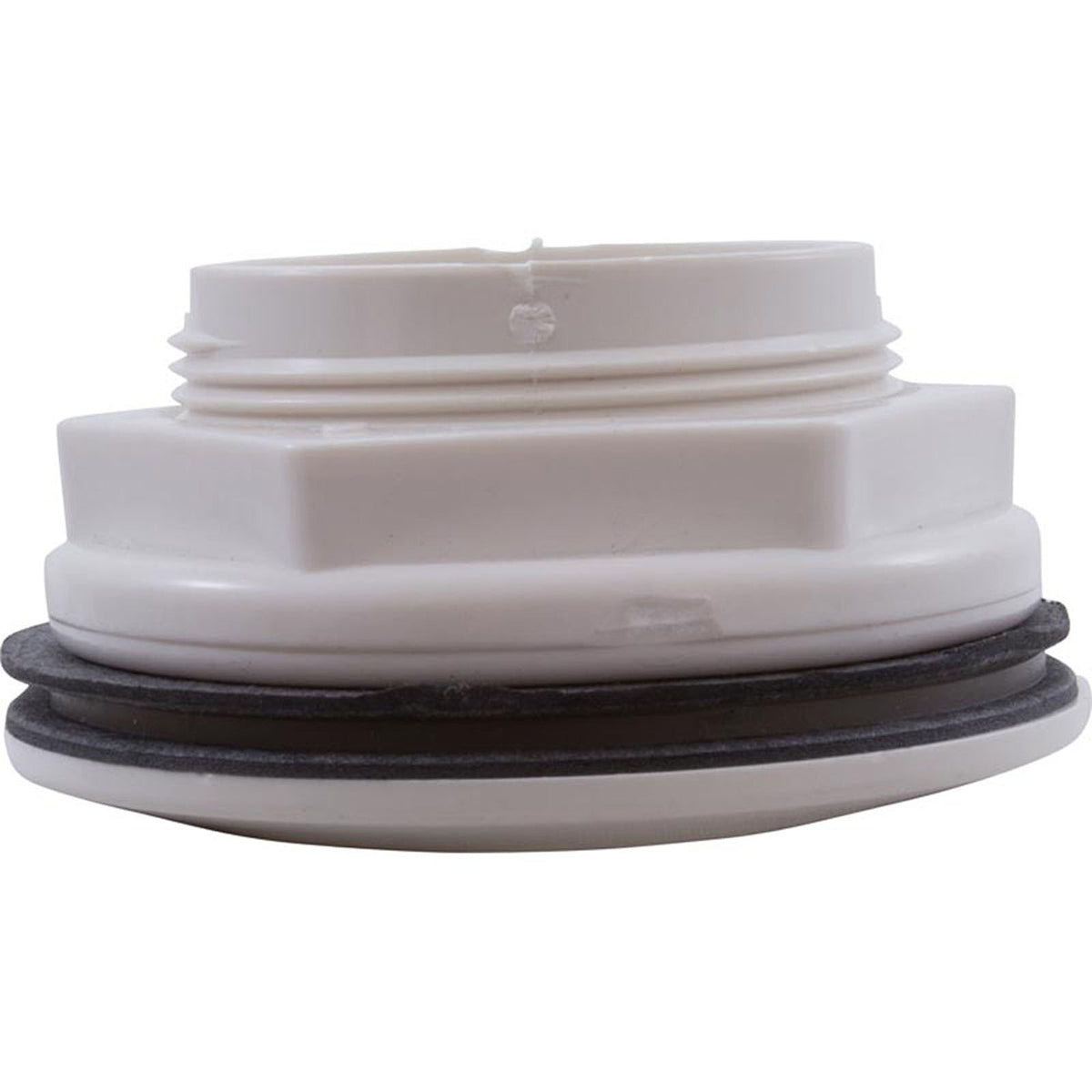 Wall Fitting, WW, 2-3/8"hs, 1-1/2"fpt, 3-1/2"fd, White