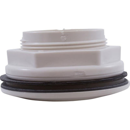 Accesorio de pared, WW, 2-3/8" de alto, 1-1/2" de rosca hembra, 3-1/2" de profundidad, blanco