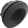 Wall Fitting, WW, 2-3/8"hs, 1-1/2"fpt, 3-1/2"fd, Gray