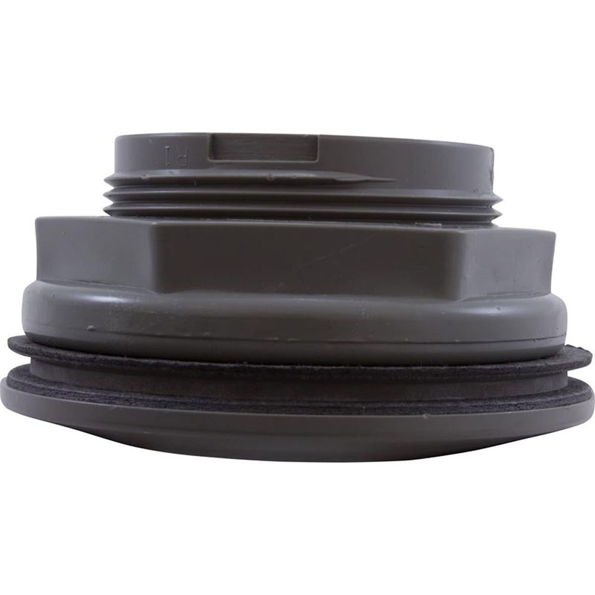 Wall Fitting, WW, 2-3/8"hs, 1-1/2"fpt, 3-1/2"fd, Gray