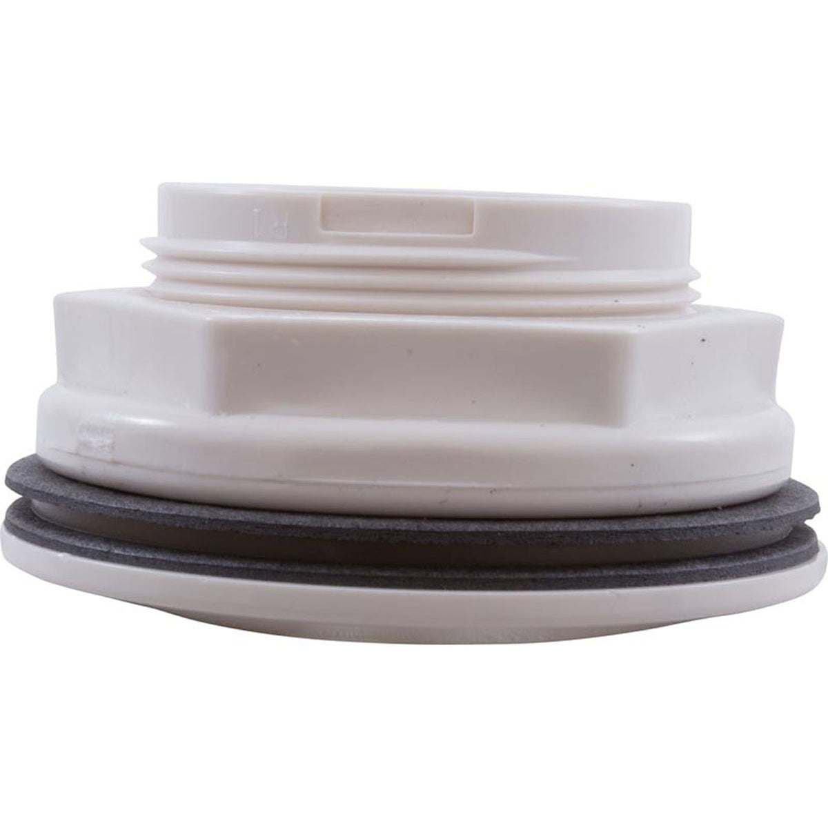 Wall Fitting, WW, 2-3/8"hs, 1-1/2"fpt x 1-1/2"s, 3-1/2"fd, Wht