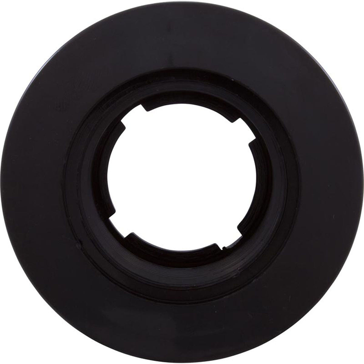Wall Fitting, WW, 2-3/8"hs, 1-1/2"fpt x 1-1/2"s, 3-1/2"fd, Blk