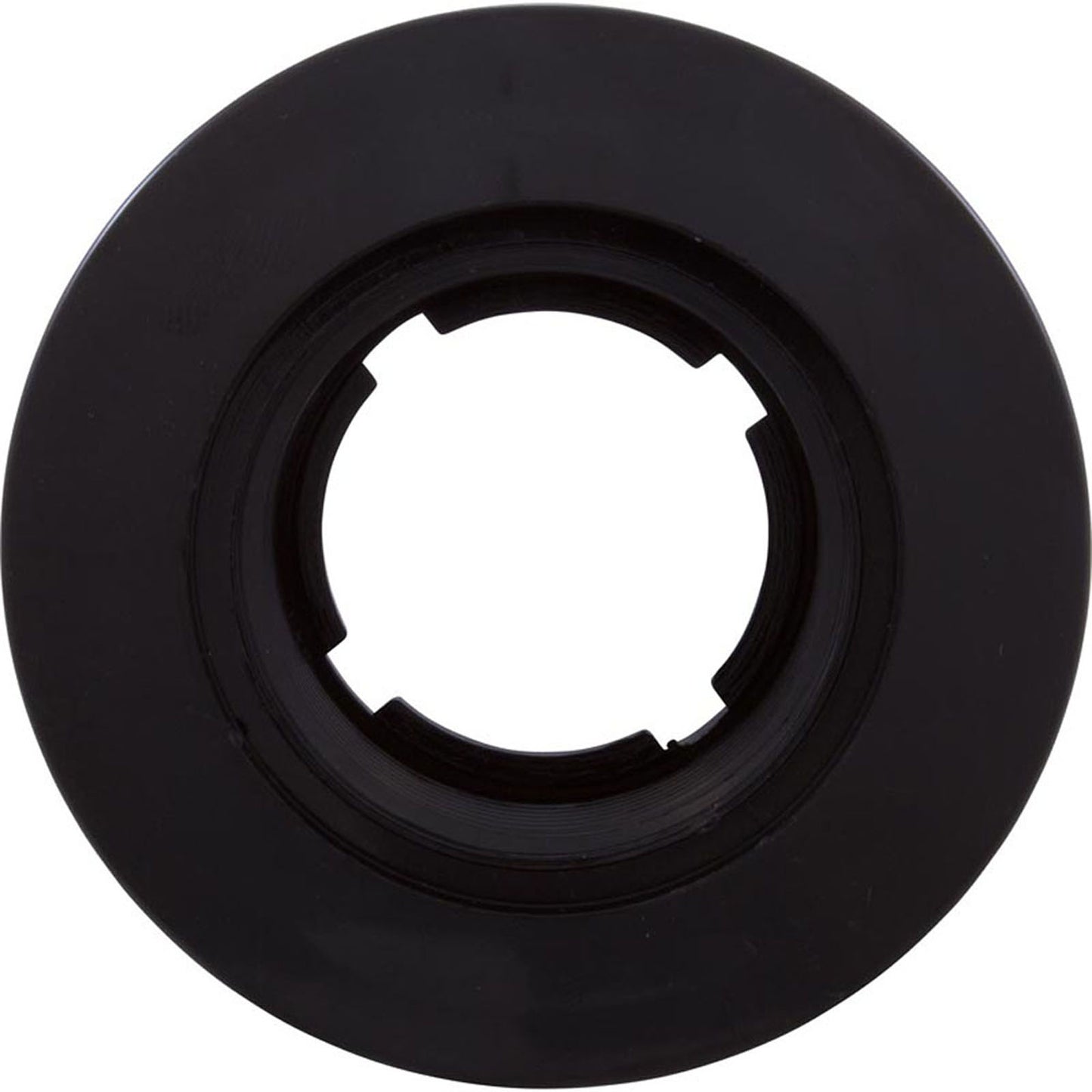 Wall Fitting, WW, 2-3/8"hs, 1-1/2"fpt x 1-1/2"s, 3-1/2"fd, Blk