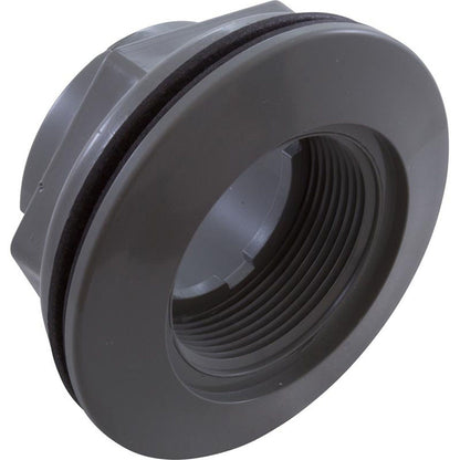Accesorio de pared, WW, 2-3/8" de alto, 1-1/2" de rosca hembra x 1-1/2" de ancho, 3-1/2" de profundidad, gris