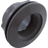 Accesorio de pared, WW, 2-3/8" de alto, 1-1/2" de rosca hembra x 1-1/2" de ancho, 3-1/2" de profundidad, gris