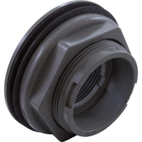 Wall Fitting, WW, 2-3/8"hs, 1-1/2"fpt x 1-1/2"s, 3-1/2"fd, Gry