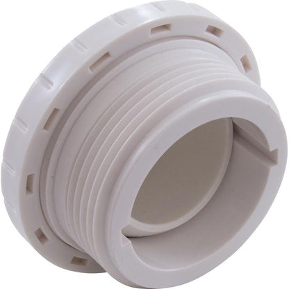 Eyeball Fitting, WW, 1-1/2"mpt, 2-3/8"fd, Slotted, White