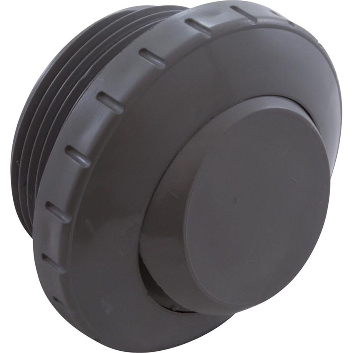 Eyeball Fitting, WW, 1-1/2"mpt, 2-3/8"fd, Slotted, Gray