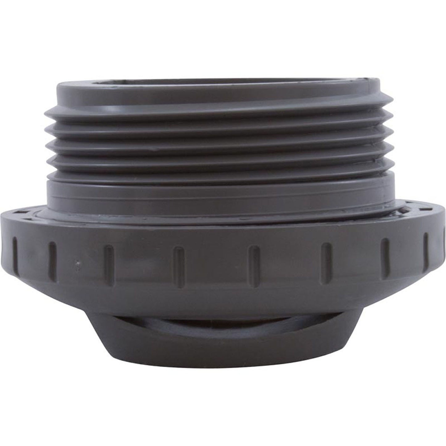 Eyeball Fitting, WW, 1-1/2"mpt, 2-3/8"fd, Slotted, Gray