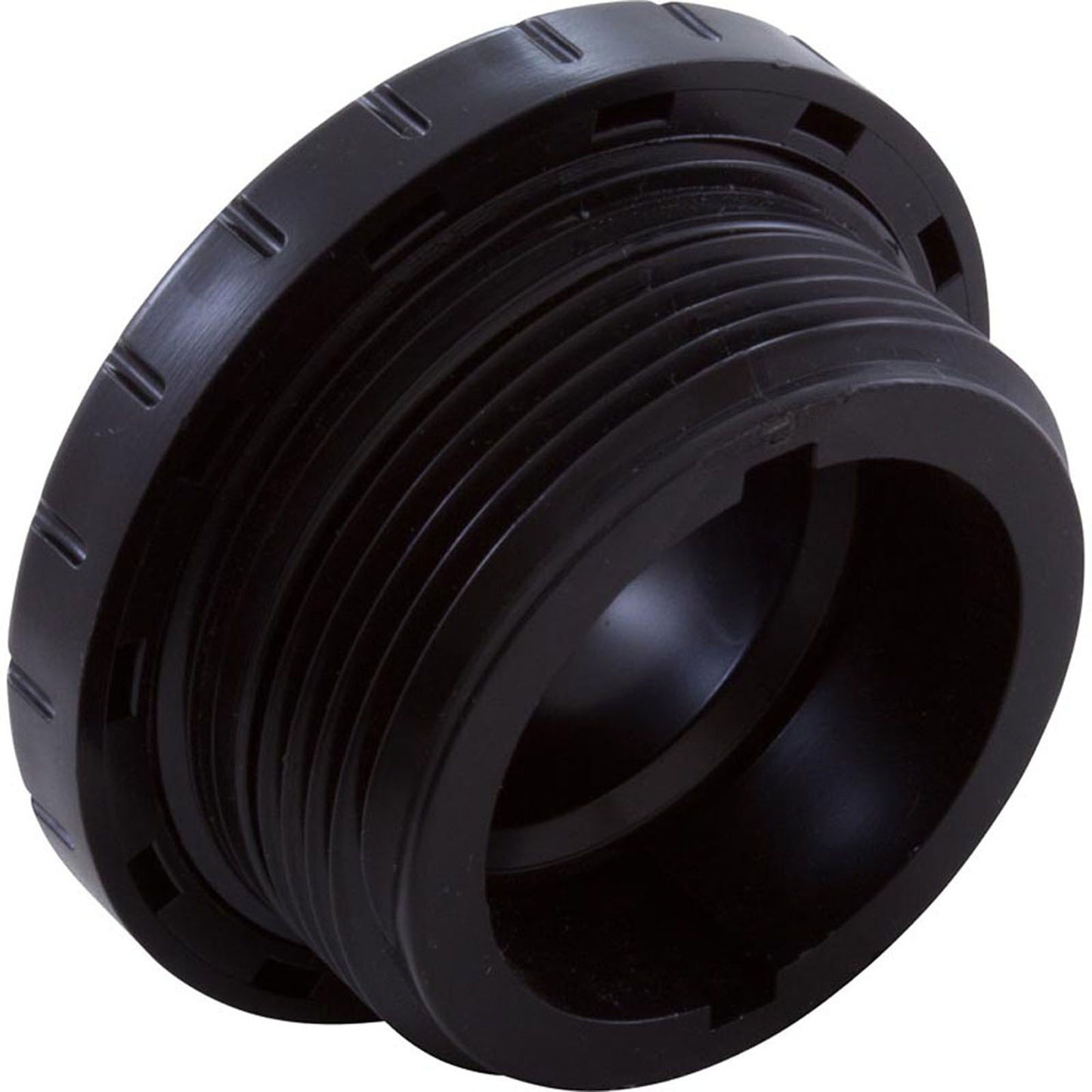 Eyeball Fitting, WW, 1-1/2"mpt, 2-3/8"fd, 1/2"Orifice, Black