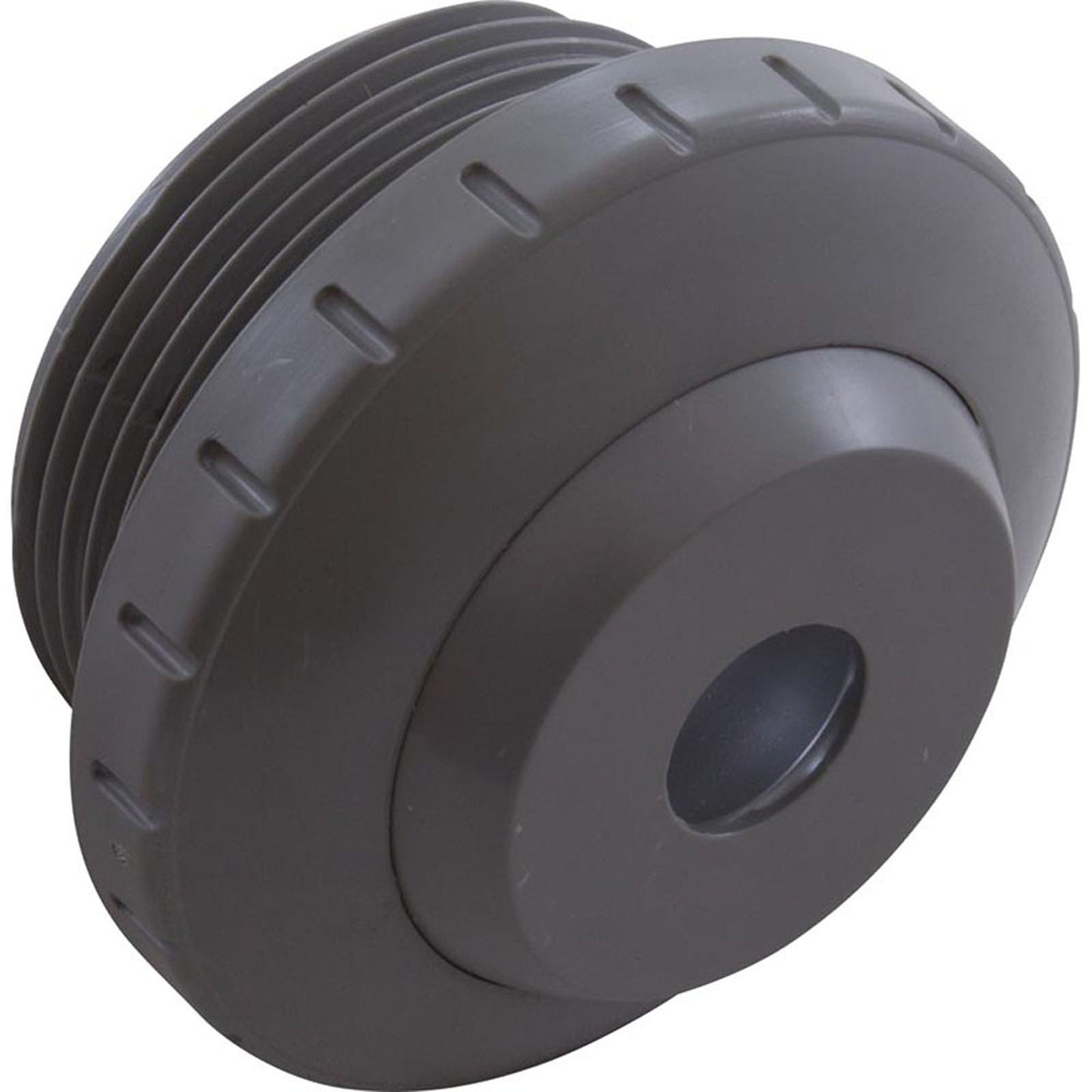 Raccord à œil, WW, 1-1/2"mpt, 2-3/8"fd, 1/2"orifice, gris