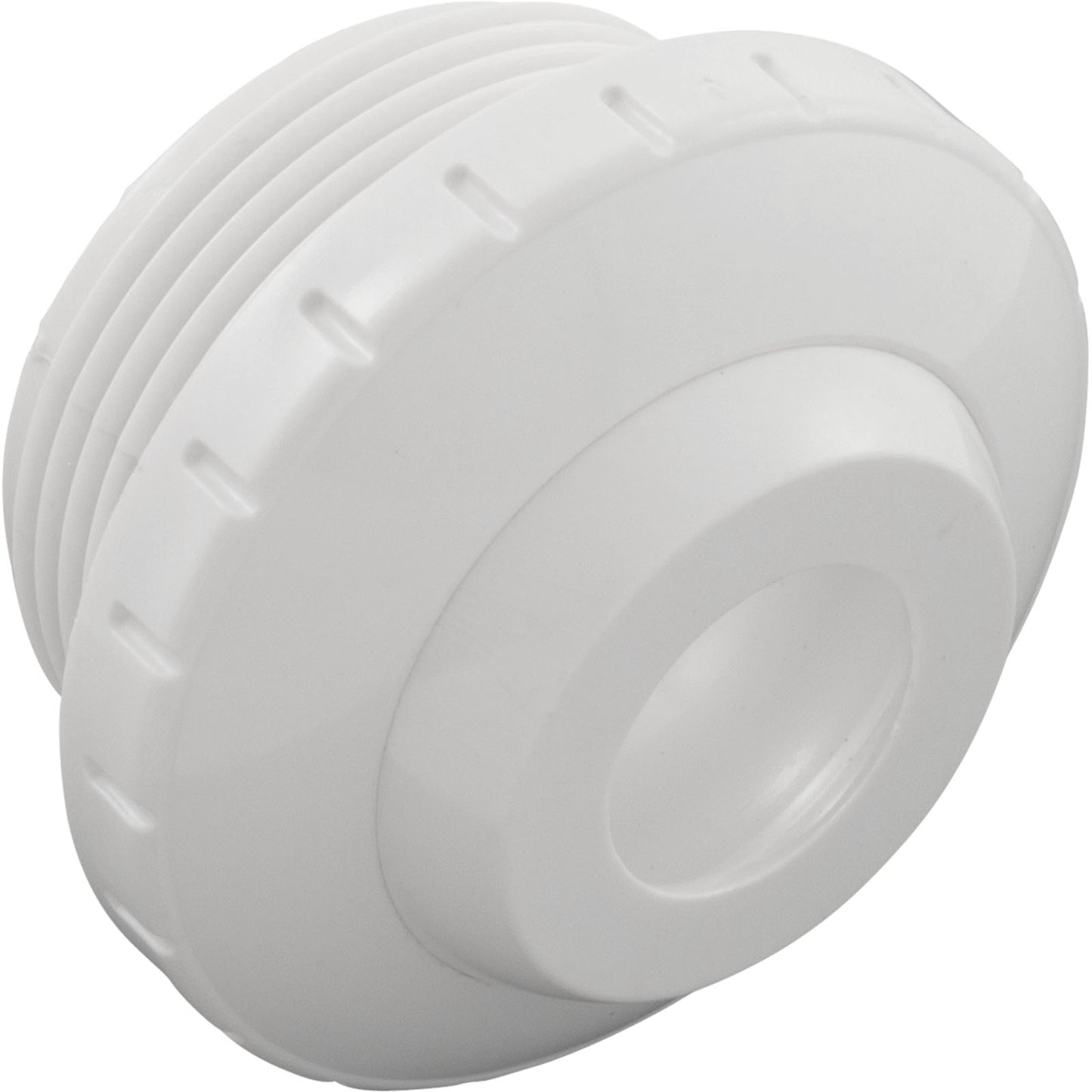 Eyeball Fitting, WW, 1-1/2"mpt, 2-3/8"fd, 3/4"Orifice, White