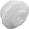 Accesorio de globo ocular, WW, 1-1/2"mpt, 2-3/8"fd, orificio de 3/4", blanco
