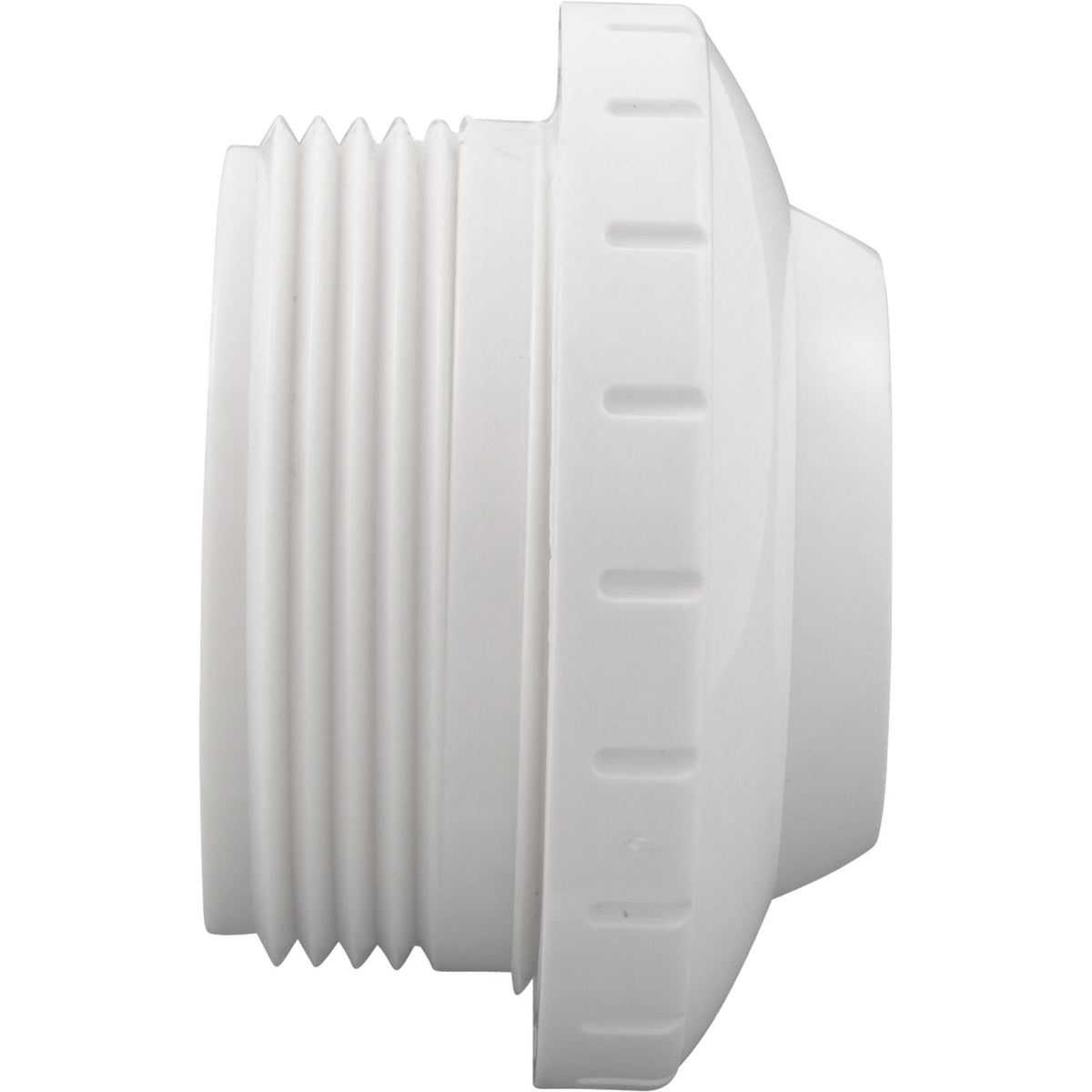 Eyeball Fitting, WW, 1-1/2"mpt, 2-3/8"fd, 3/4"Orifice, White