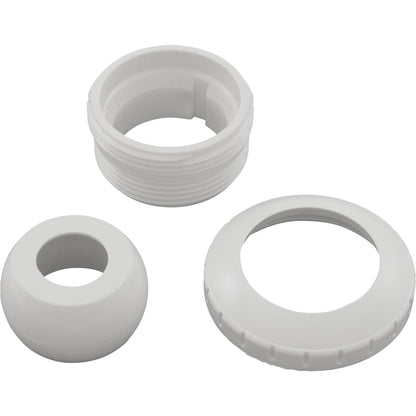 Eyeball Fitting, WW, 1-1/2"mpt, 2-3/8"fd, 3/4"Orifice, White