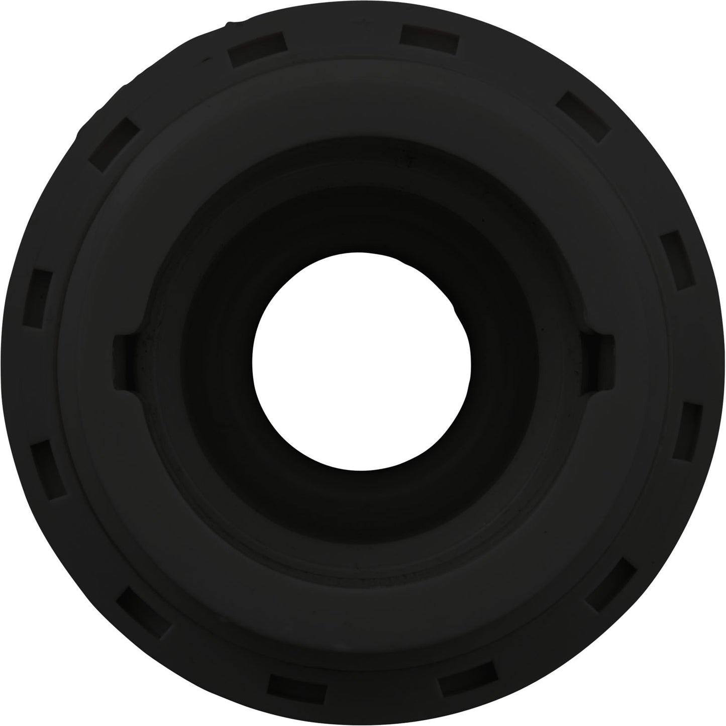 Eyeball Fitting, WW, 1-1/2"mpt, 2-3/8"fd, 3/4"Orifice, Black