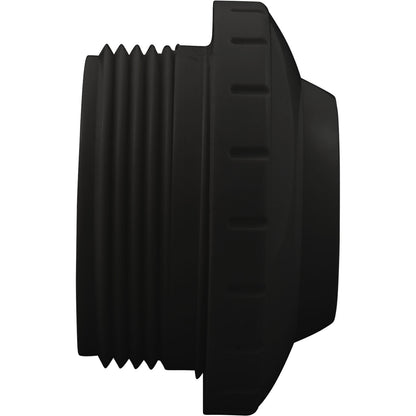 Eyeball Fitting, WW, 1-1/2"mpt, 2-3/8"fd, 3/4"Orifice, Black