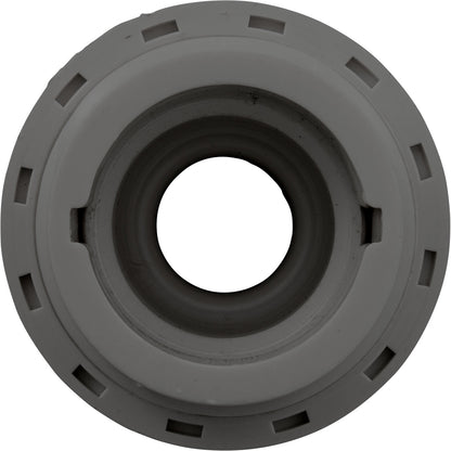 Accesorio de globo ocular, WW, 1-1/2"mpt, 2-3/8"fd, orificio de 3/4", gris oscuro