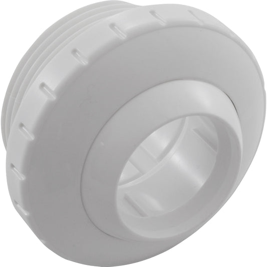 Accesorio de globo ocular, WW, 1-1/2"mpt, 2-3/8"fd, orificio de 1", blanco