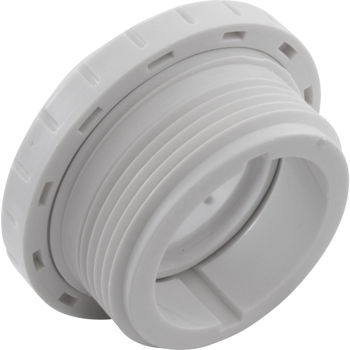 Eyeball Fitting, WW, 1-1/2"mpt, 2-3/8"fd, 1"Orifice, White