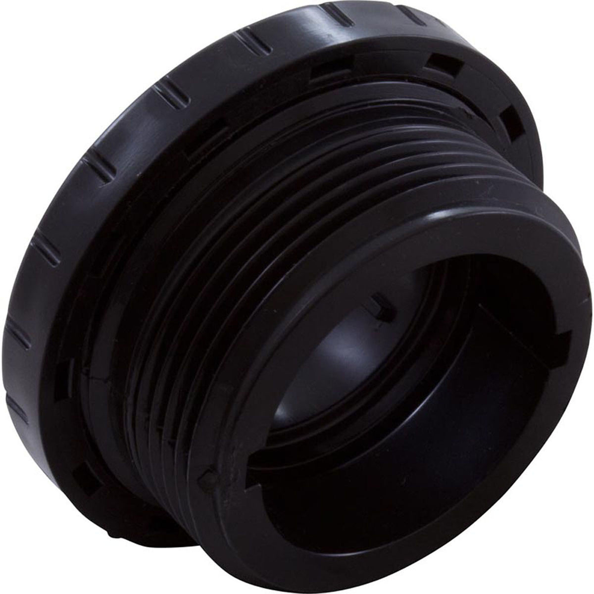 Eyeball Fitting, WW, 1-1/2"mpt, 2-3/8"fd, 1"Orifice, Black