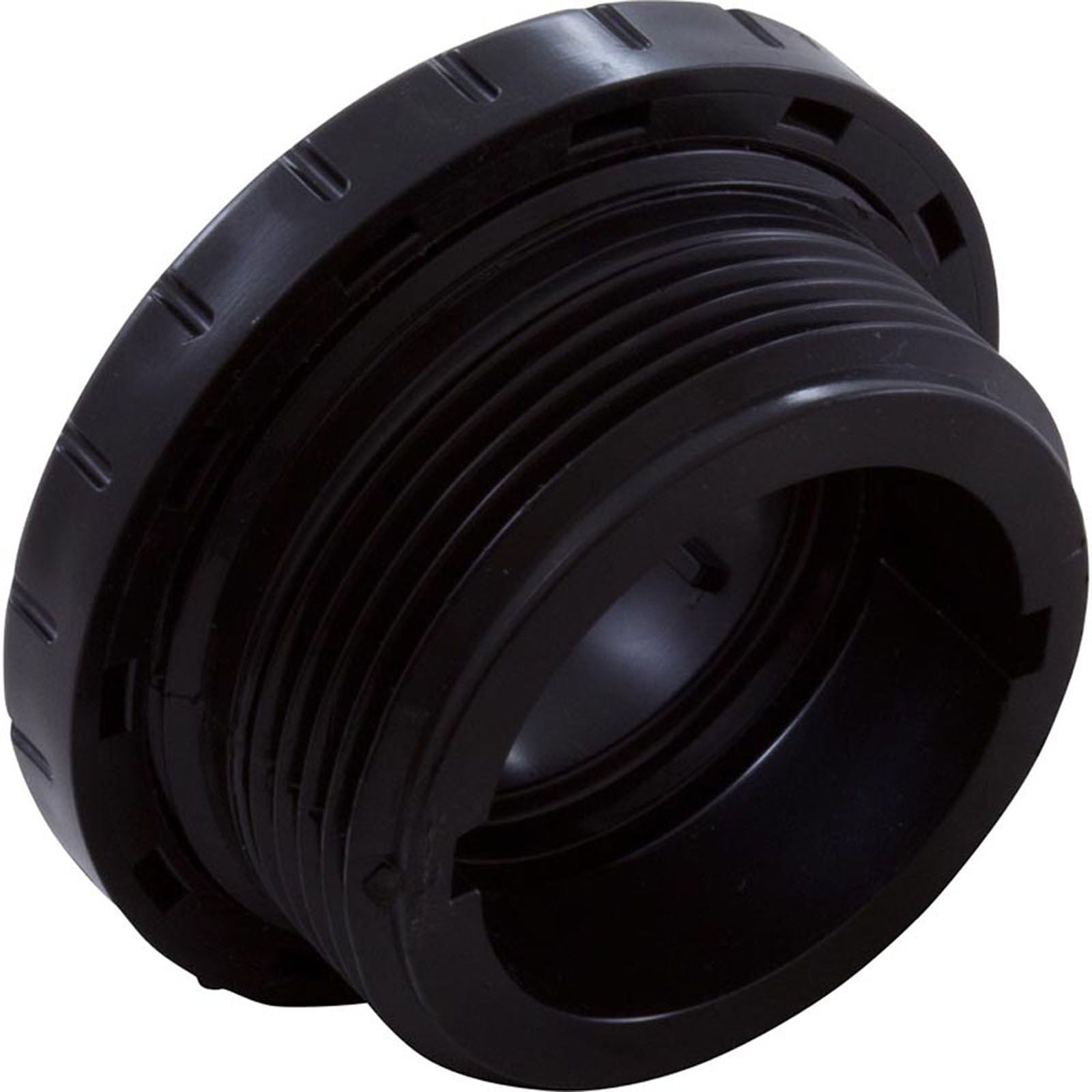 Eyeball Fitting, WW, 1-1/2"mpt, 2-3/8"fd, 1"Orifice, Black
