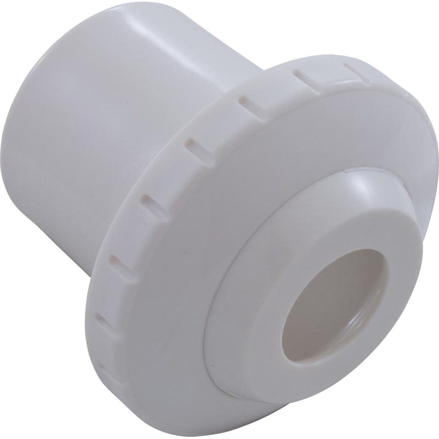 Accesorio de globo ocular, WW, 1-1/2" interior, 2-3/8" fd, orificio de 3/4", blanco