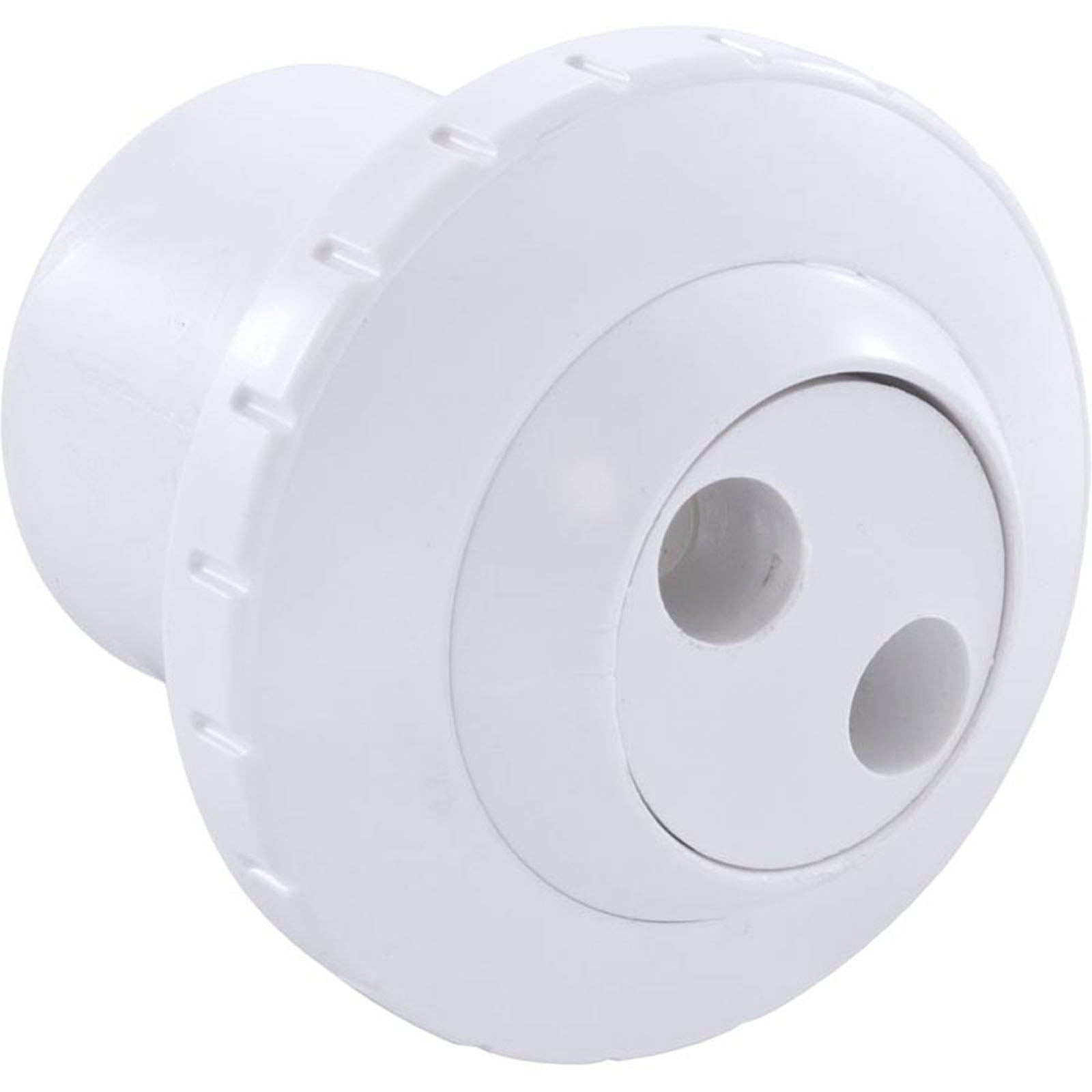 Eyeball Fitting, WW, 1-1/2"Insider, 2-3/8"fd, Pulsator, White