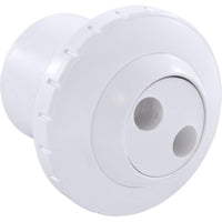 Eyeball Fitting, WW, 1-1/2"Insider, 2-3/8"fd, Pulsator, White