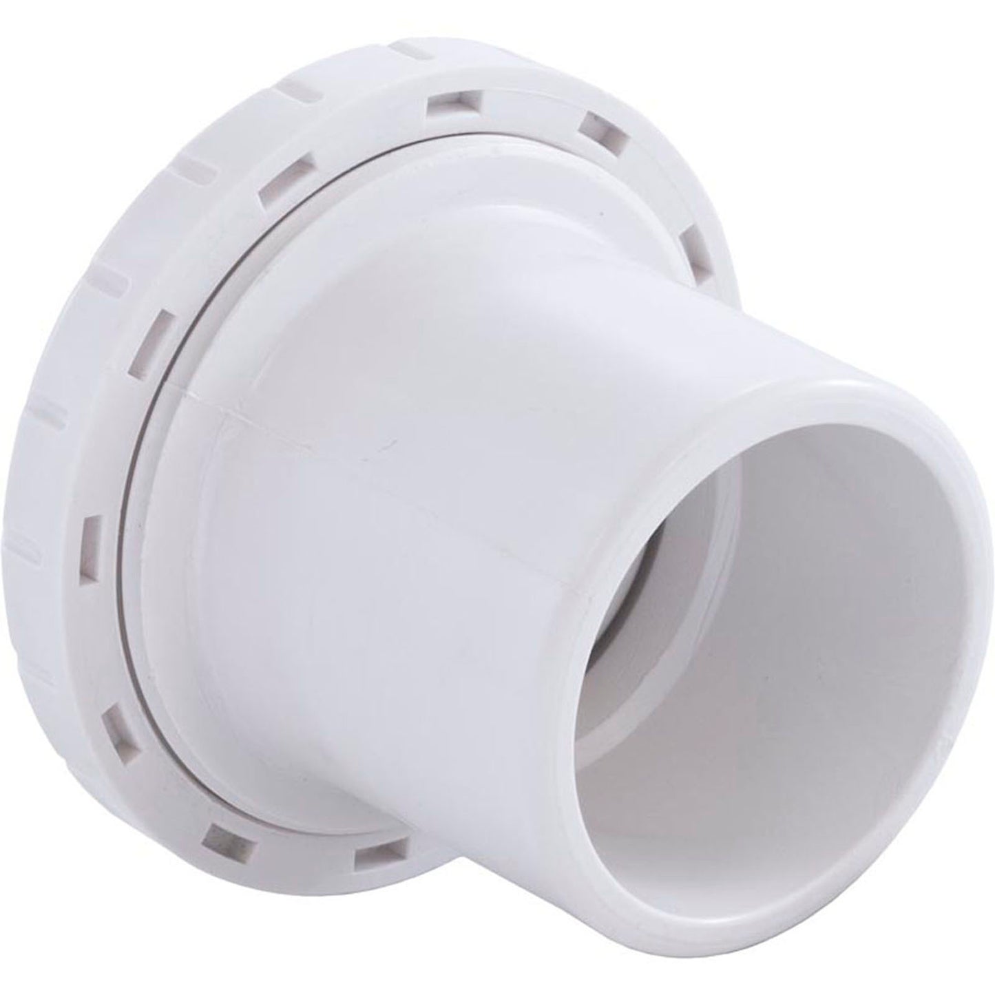 Eyeball Fitting, WW, 1-1/2"Insider, 2-3/8"fd, Pulsator, White