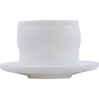 Eyeball Fitting, WW Self Align, 1-1/2"Insider, 2-1/2"fd, Wht