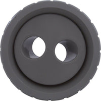 Eyeball Fitting, WW, 1-1/2"mpt, 2-1/4"fd, Plstr, Gry