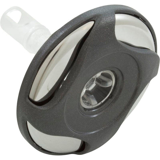 Jet Intl, WW Cluster Storm Glo, Swrl, 3-5/16" fd, Rfld, SS/Dk Gry