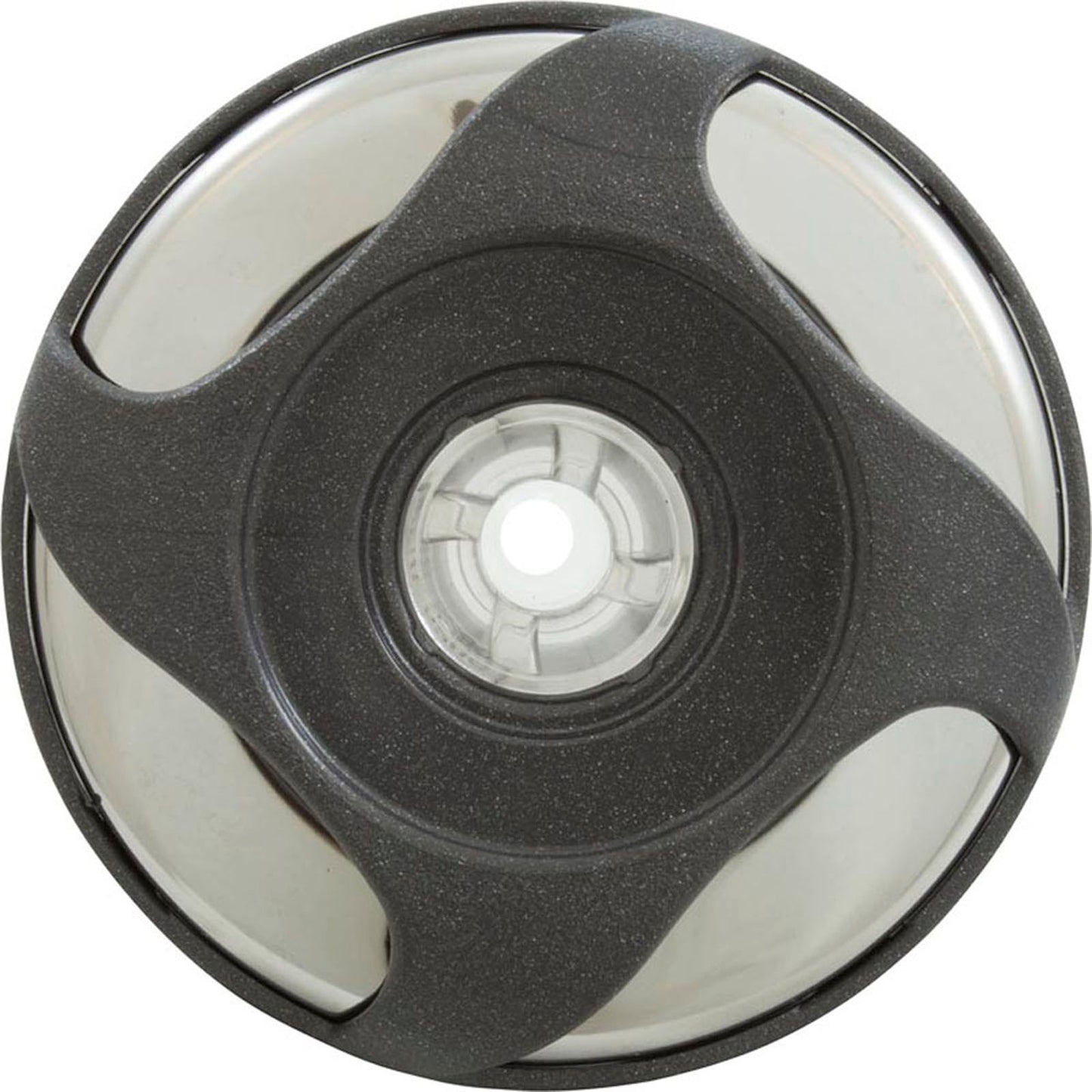 Jet Intl, WW Cluster Storm Glo, Swrl, 3-5/16"fd, Rfld, SS/Dk Gry