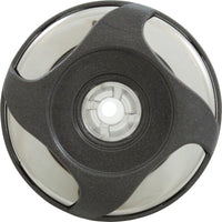 Jet Intl, WW Cluster Storm Glo, Swrl, 3-5/16"fd, Rfld, SS/Dk Gry
